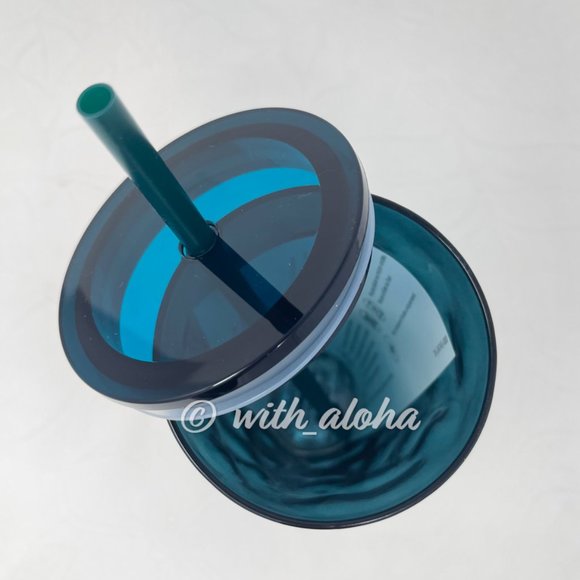 🌹SALE🌹Starbucks Fall Emerald Green Wave Glass Cup - Picture 4 of 5